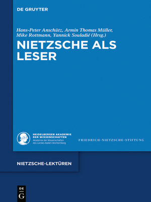 cover image of Nietzsche als Leser